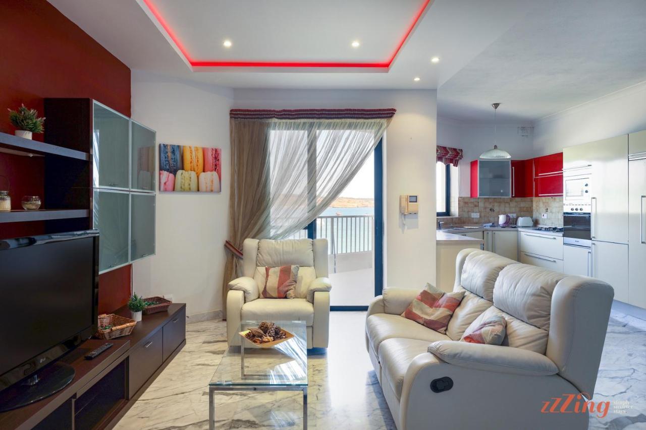 Beachfront 2 Bedroom Holiday Home Is-Sellum Bagian luar foto